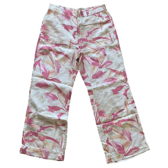 Chico's 100% Linen Wide Leg Pants 1.5 - Picture 2 of 13